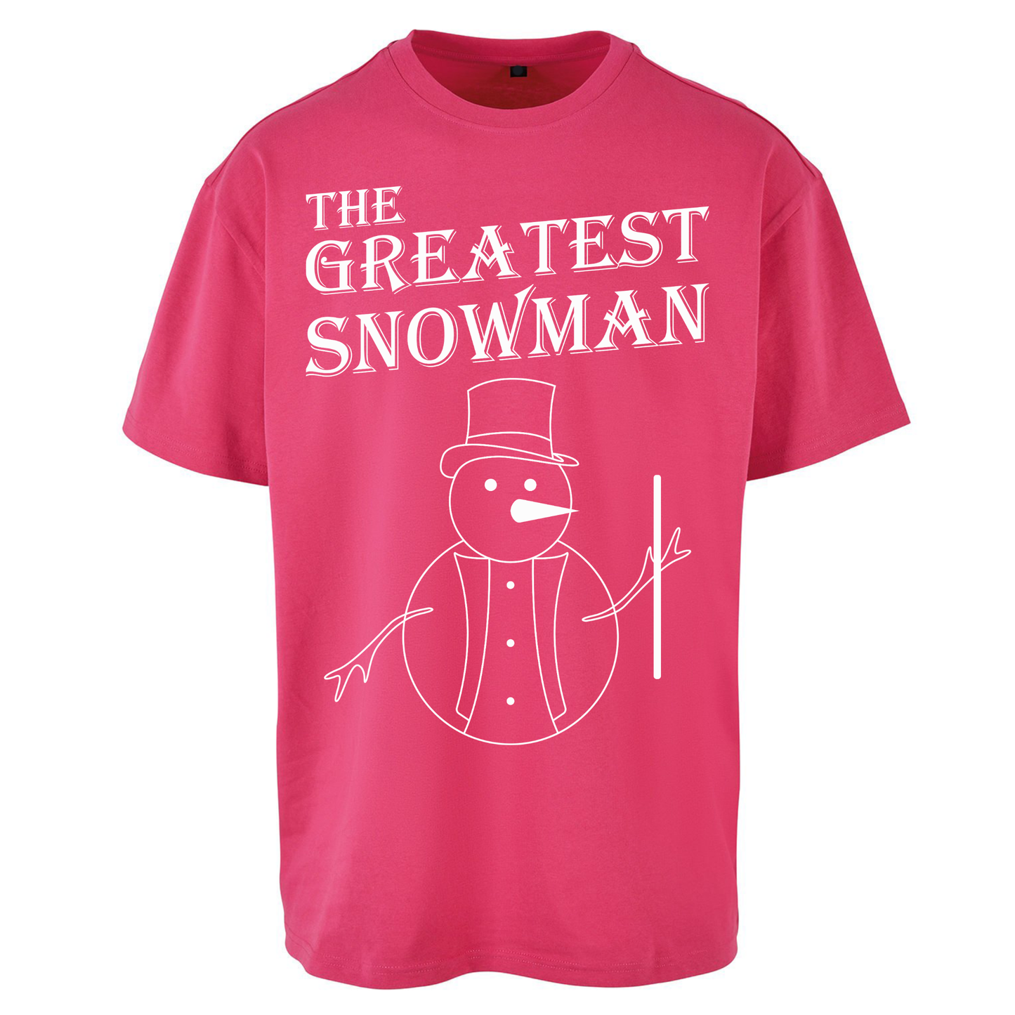 The Greatest Snowman Christmas Oversized T Shirts