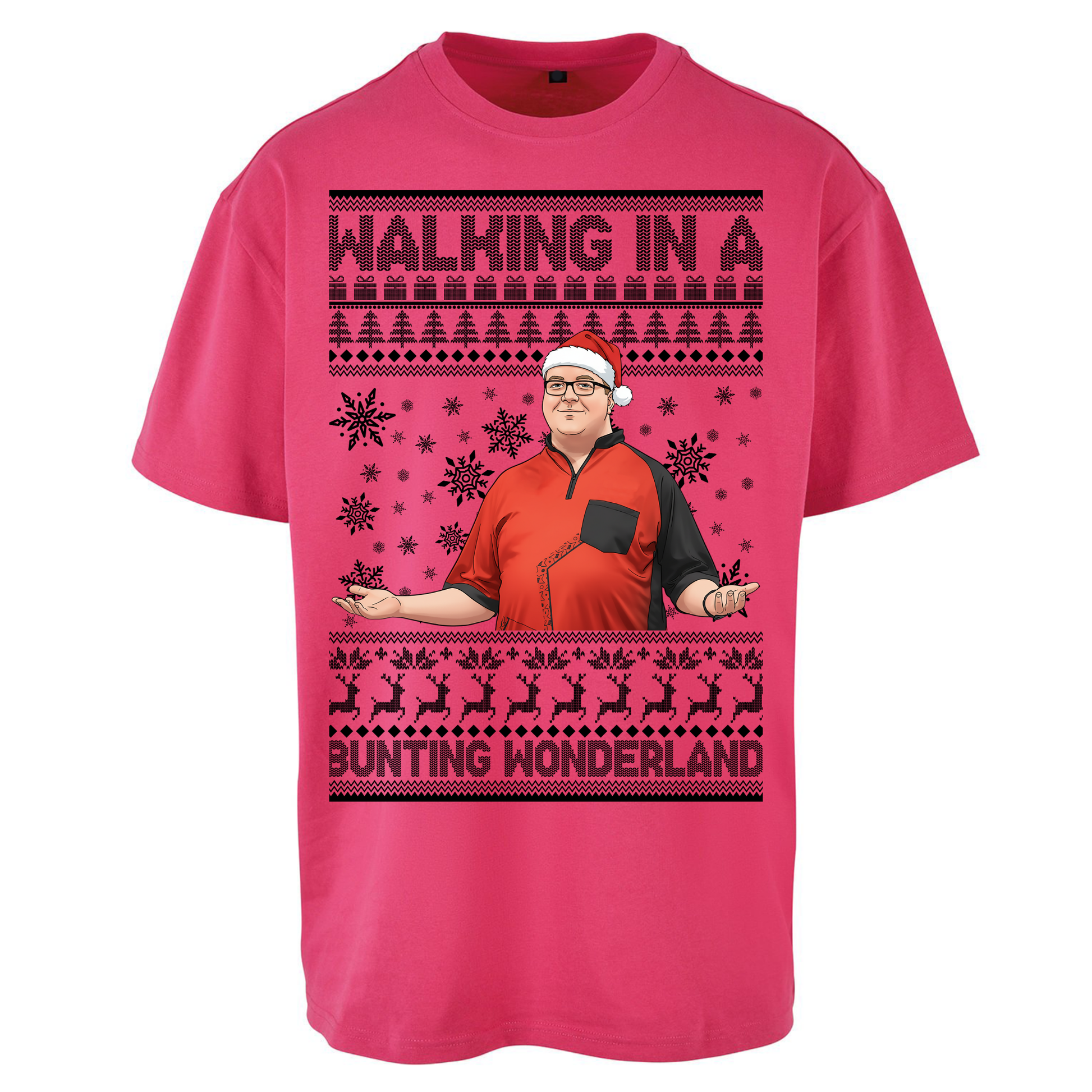 Bunting Wonderland Oversized T Shirt