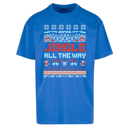 Jingle All The Way Christmas Oversized T Shirts