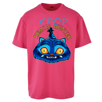 Kpop Demon Hunter Derpy Tiger Oversized T Shirts