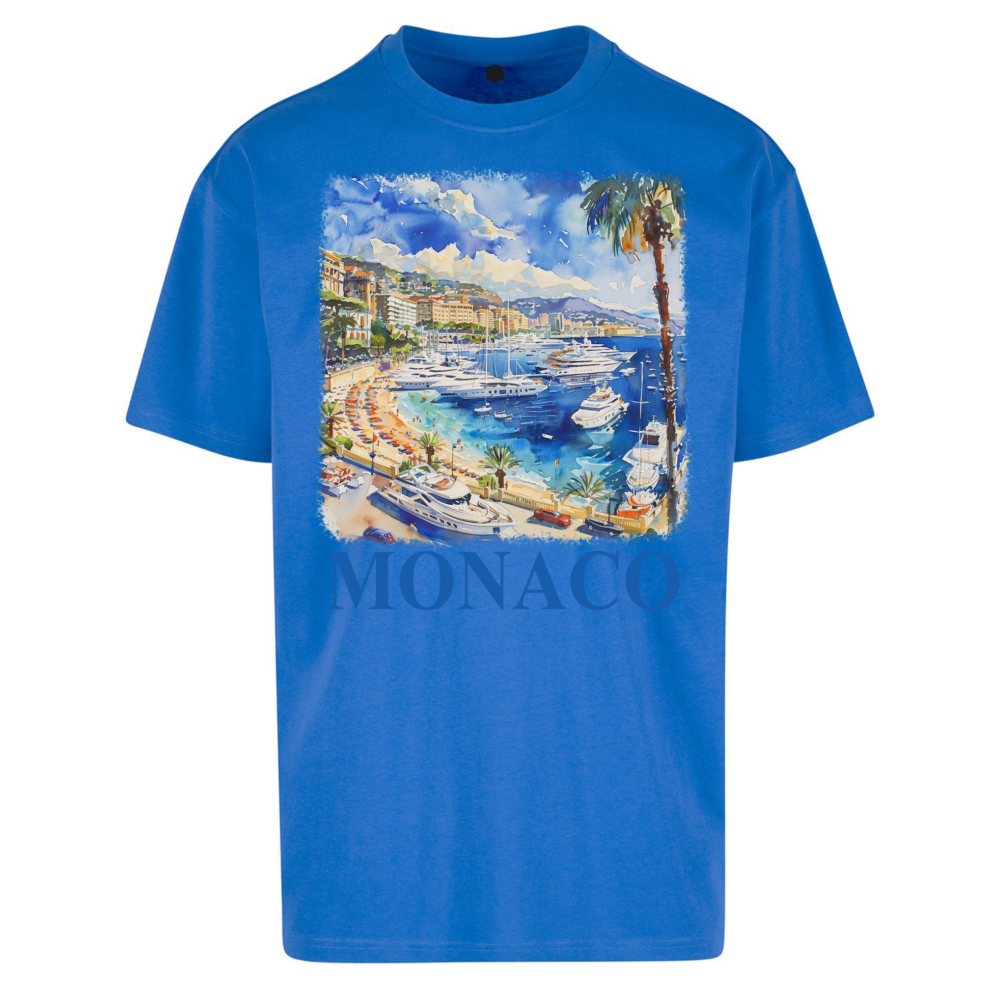 Monaco Painting Oversized T Shirts