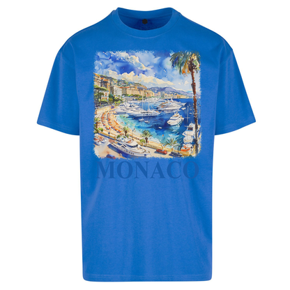 Monaco Painting Oversized T Shirts