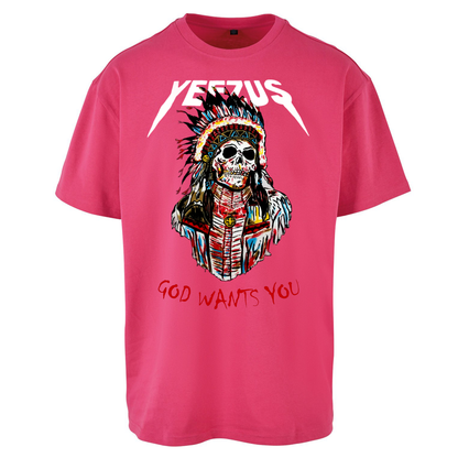 Yeezus God Wants You Oversized T Shirts