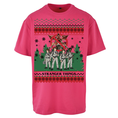 Stranger Things Demogorgon Christmas Oversized T Shirts