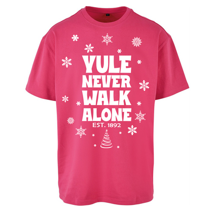 Yule Never Walk Alone Liverpool Christmas Oversized T Shirts