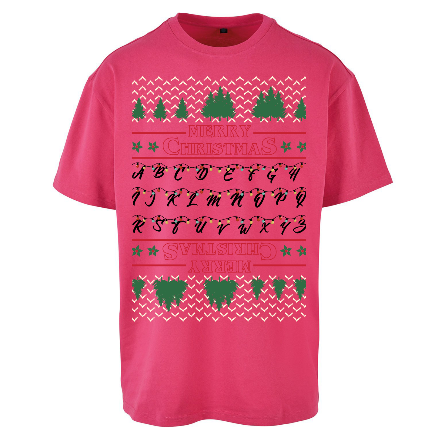 stranger things christmas jumper Oversized T Shirts