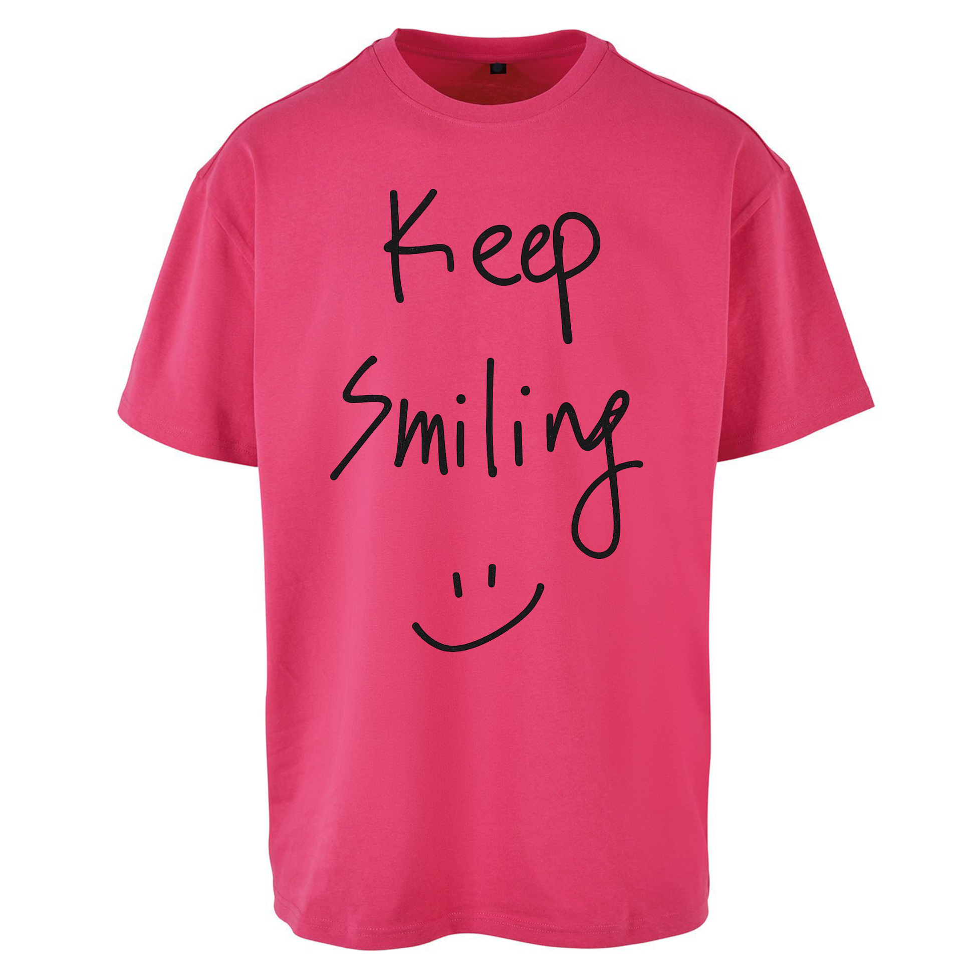 Keep Smiling Oversized T Shirts