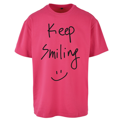Keep Smiling Oversized T Shirts