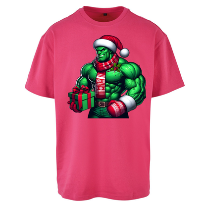 The Hulk Santa Oversized T Shirts