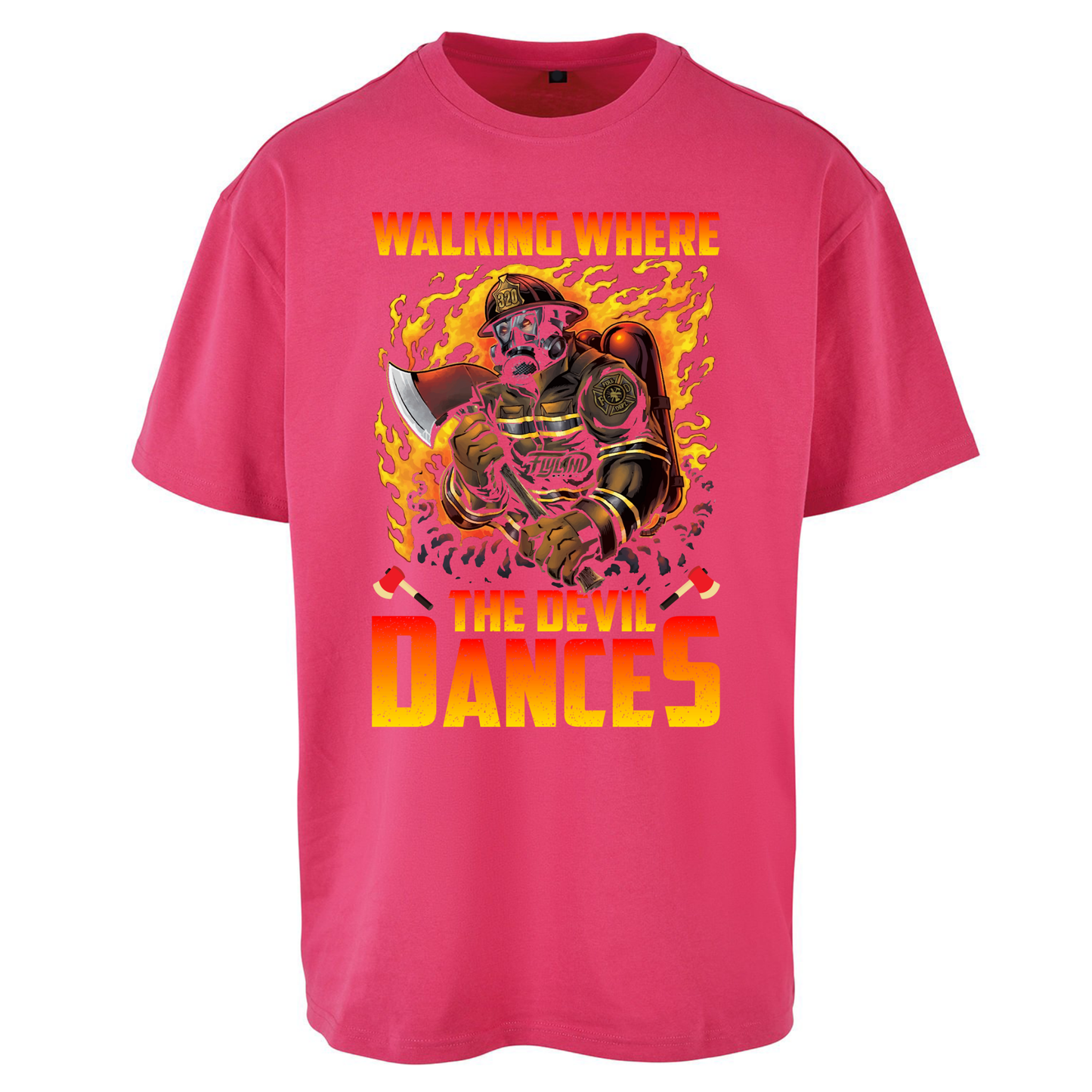 Walking Where The Devil Dances Oversized T Shirts
