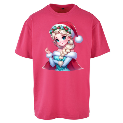 Elsa Frozen Santa Oversized T Shirts
