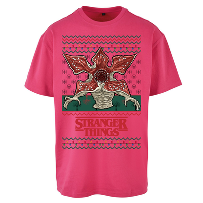Demogorgon Christmas Oversized T Shirts