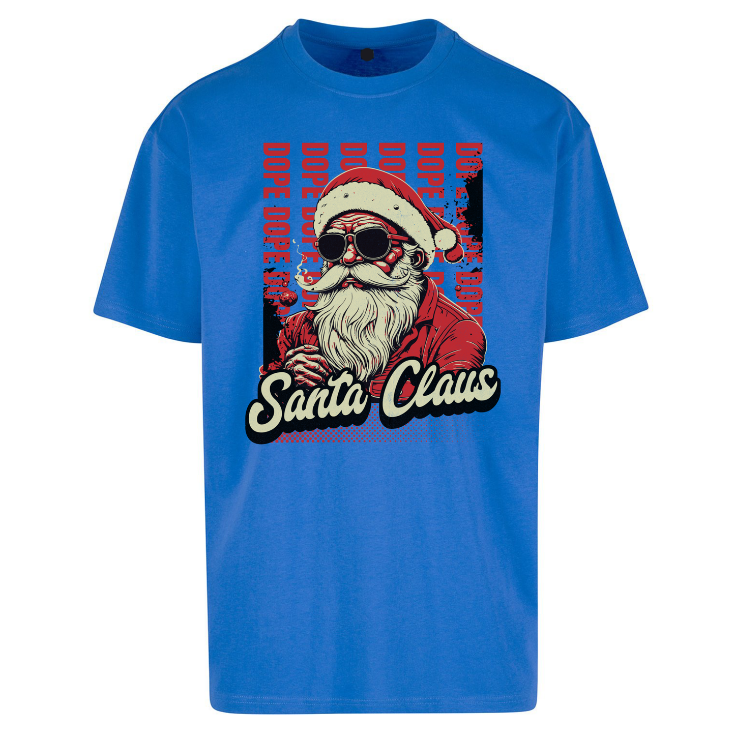 Dope Santa Claus Oversized T Shirts
