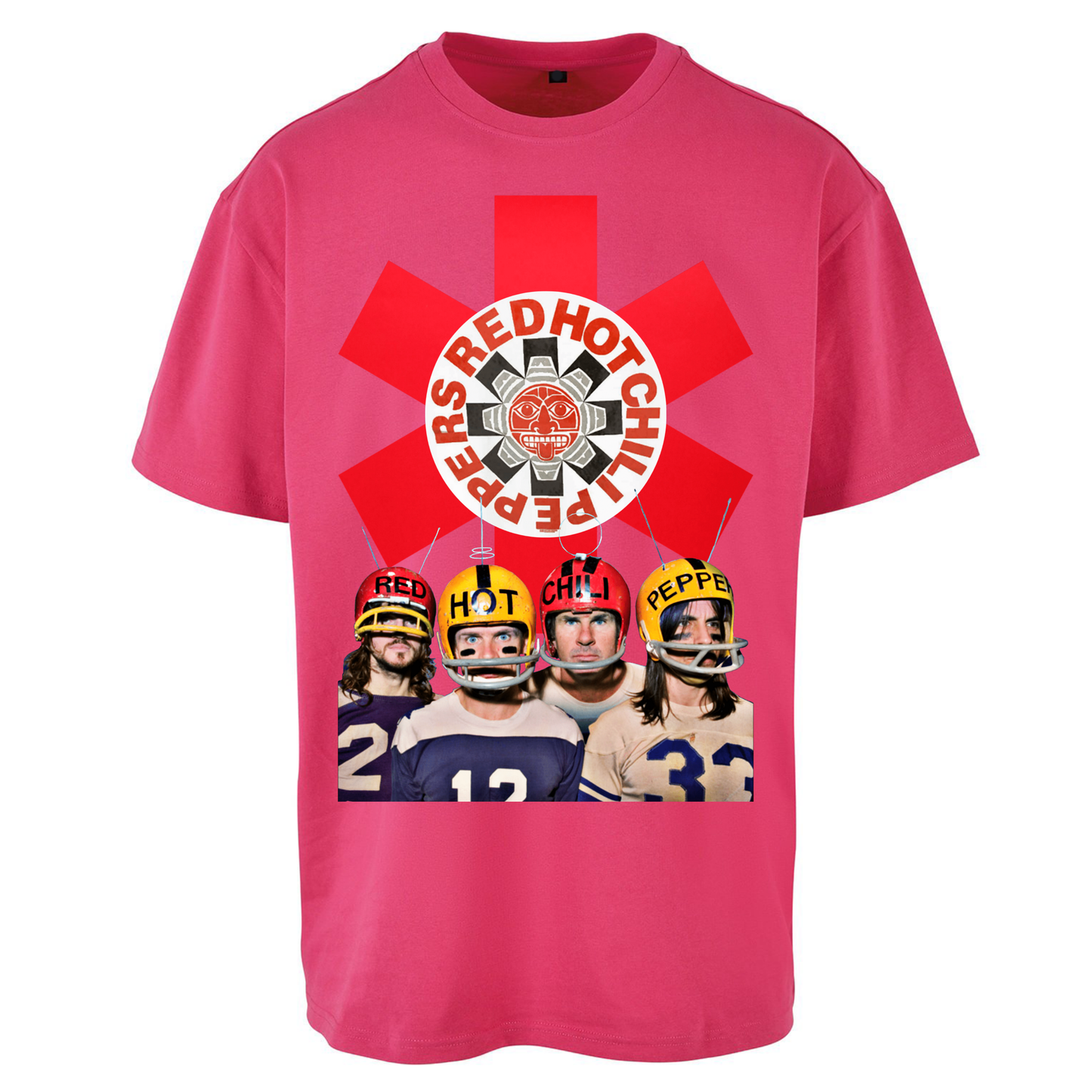 Red Hot Chilli Peppers American Football Oversized T Shirts
