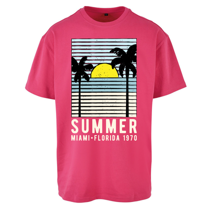 Summer Miami Florida 1970 Oversized T Shirts