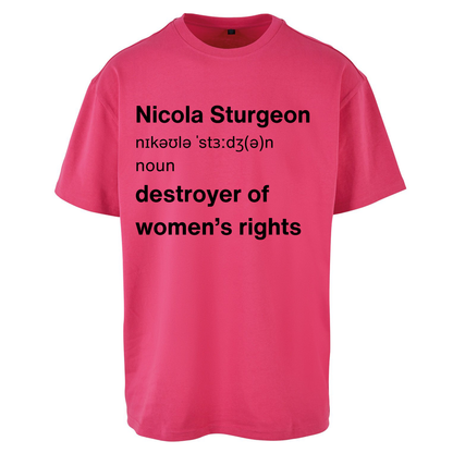 JK Rowling Nicola Sturgeon T Shirt Oversized T Shirts
