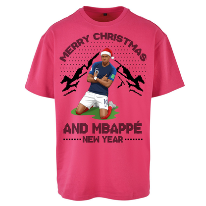 Mbappe Christmas Oversized T Shirt
