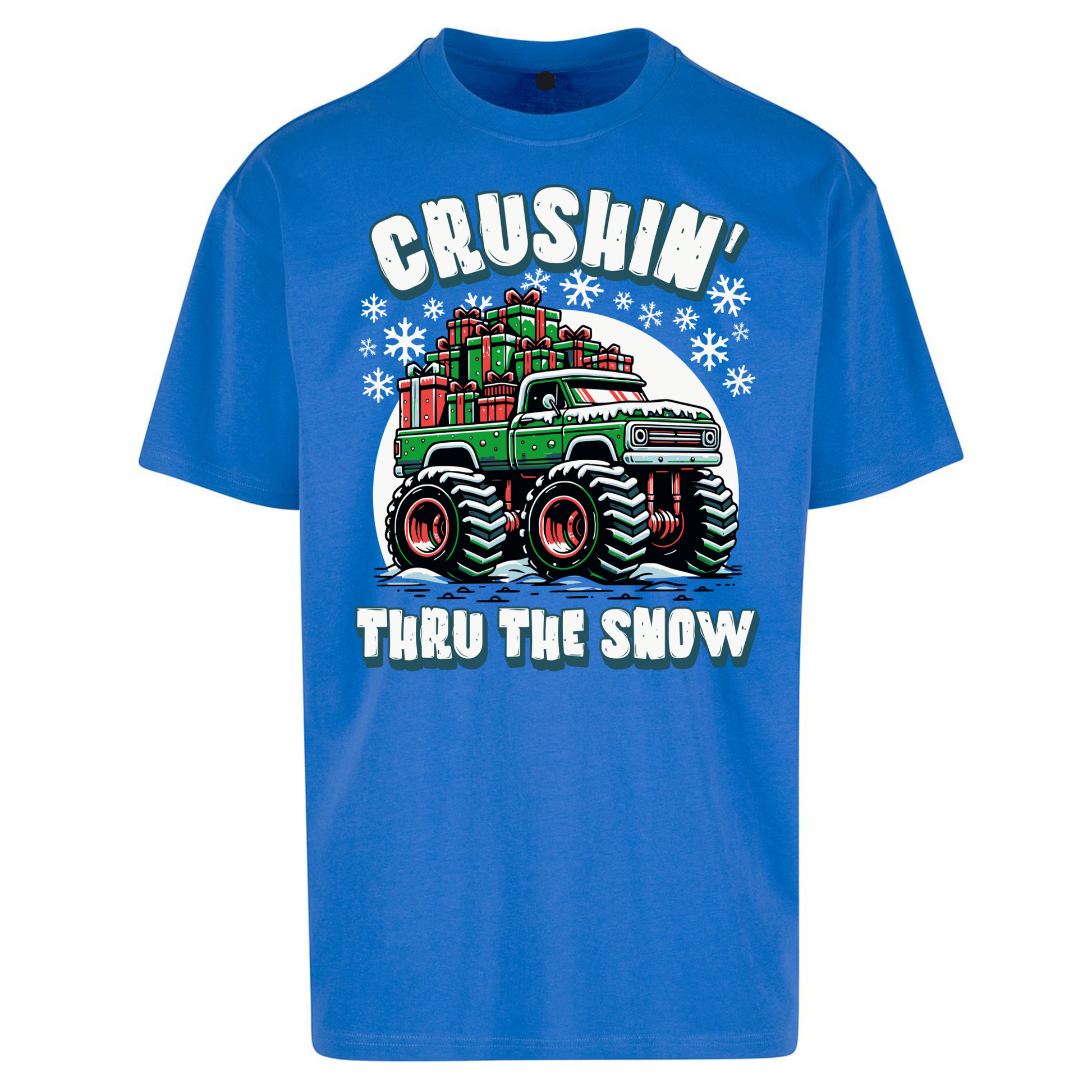 Crushin Thru The Snow Oversized T Shirts