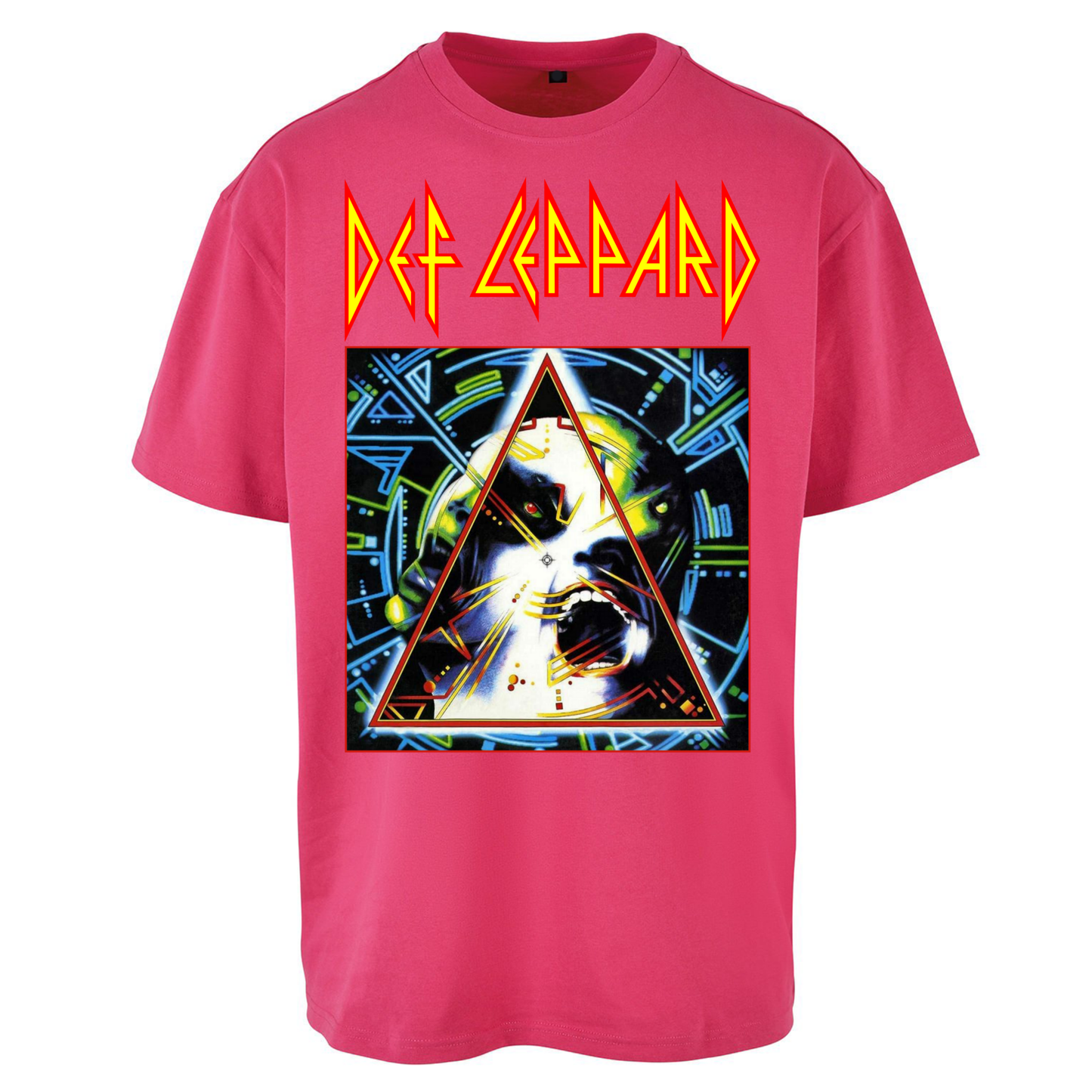 Def Leppard Oversized T Shirts