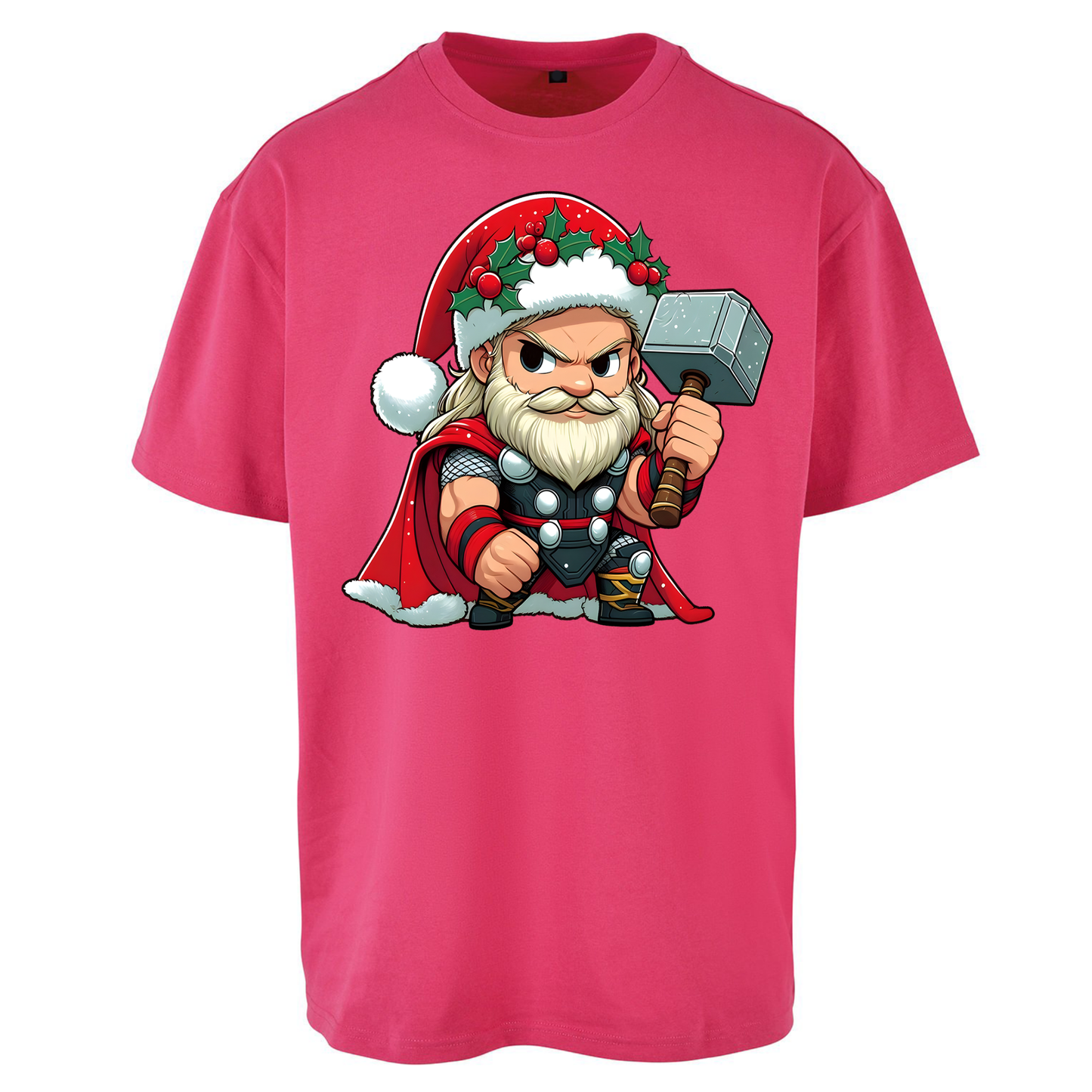 Thor Santa Oversized T Shirts