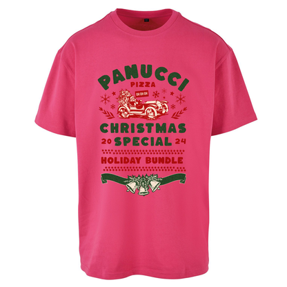 Panucci Pizza Christmas Special Christmas Oversized T Shirts