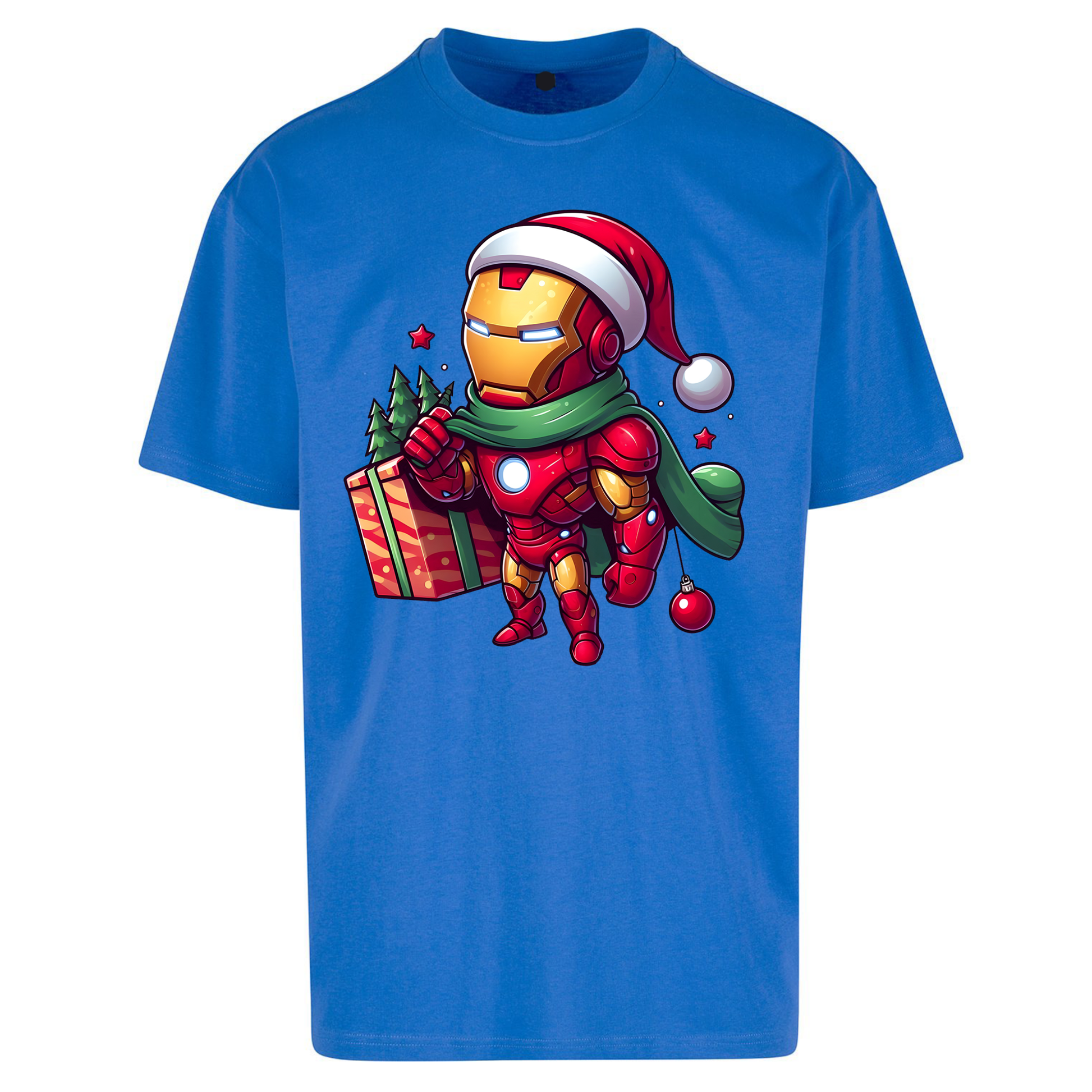 Ironman Santa Oversized T Shirts