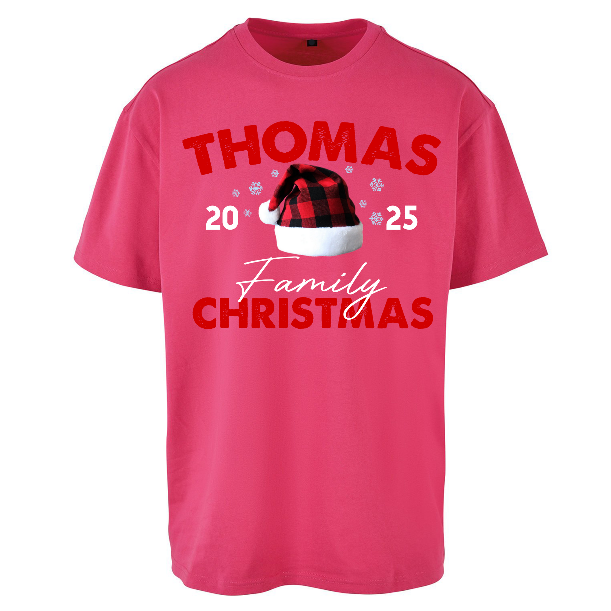 Thomas Family Christmas Oversized T Shirts