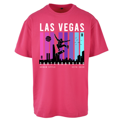 Las Vegas Skateboarding Oversized T Shirts