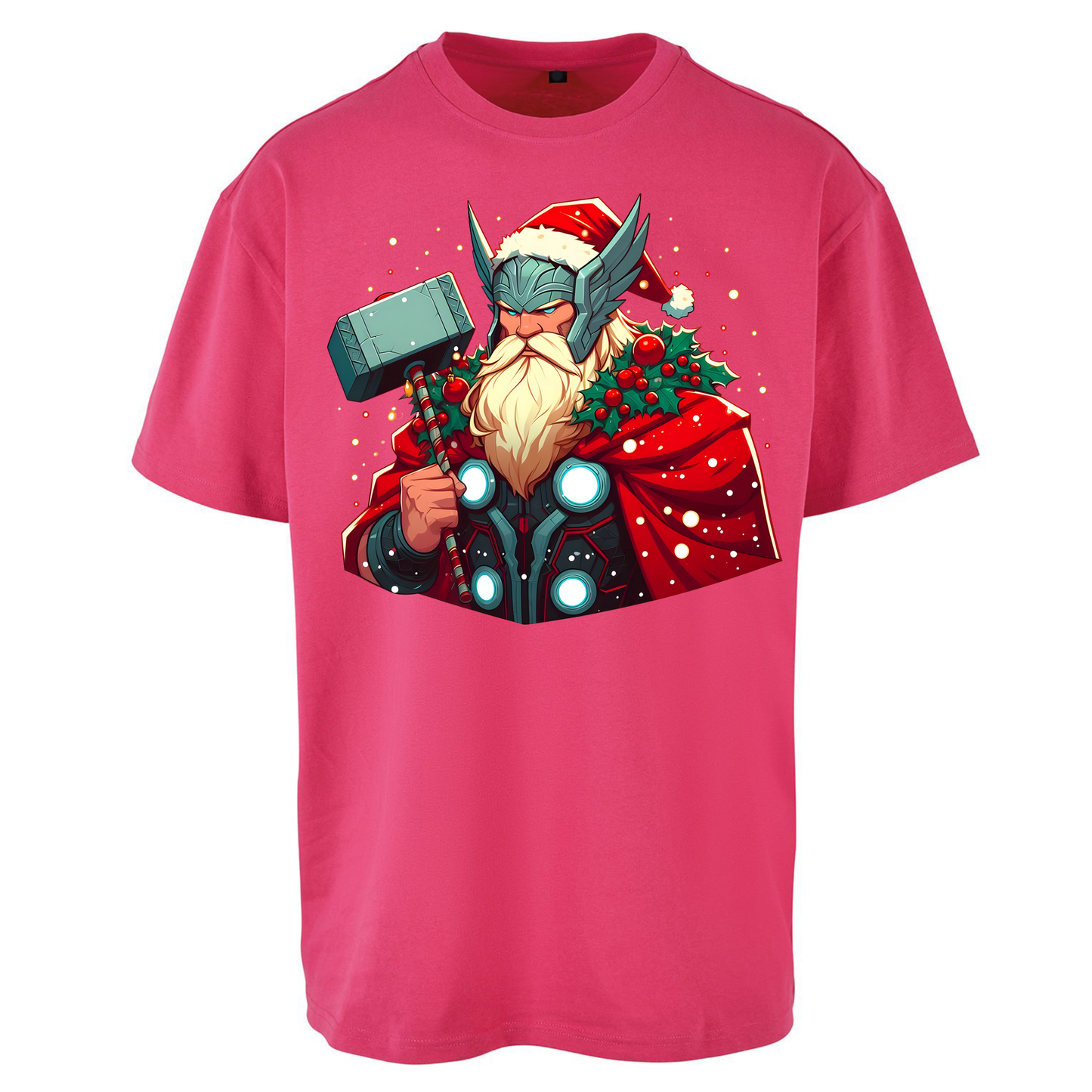 Viking Thor Santa Oversized T Shirts