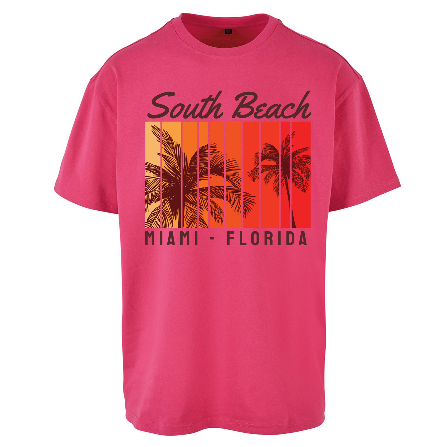 South Beach Miami Florida Oversized T Shirts