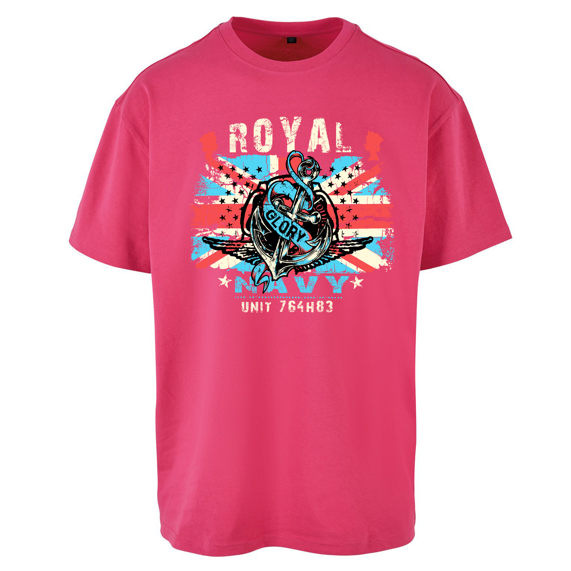 Royal Navy Glory Unit 764H83 Oversized T Shirts
