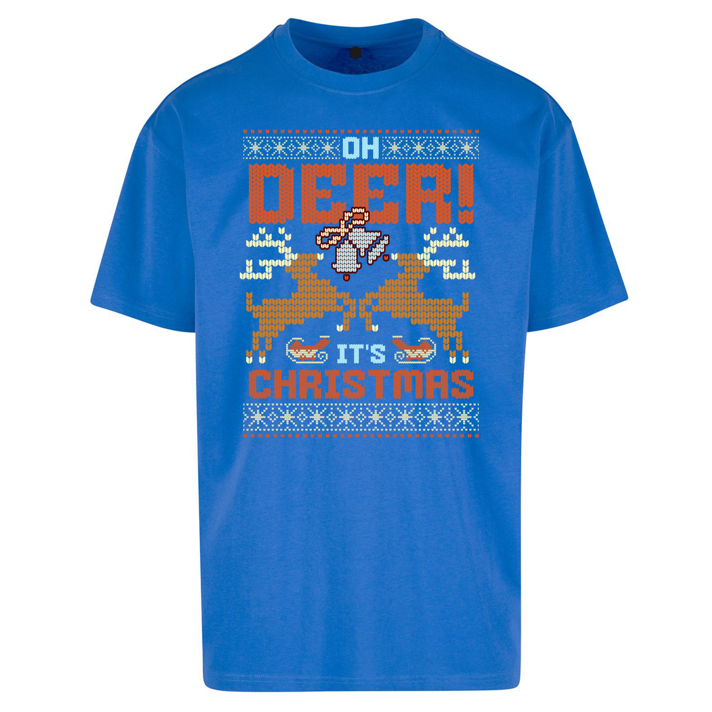 Oh Deer its Christmas Oversized T Shirts