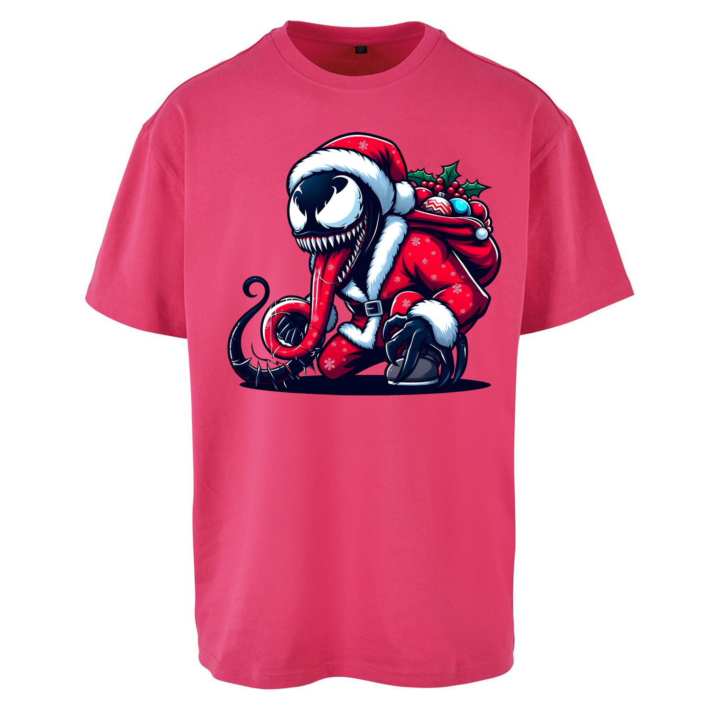 Venom Santa Oversized T Shirts