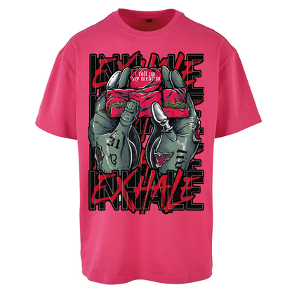 Inhale Exhale Oversized T Shirts