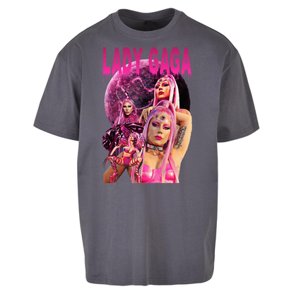 Lady GaGa Pink Oversized T Shirts