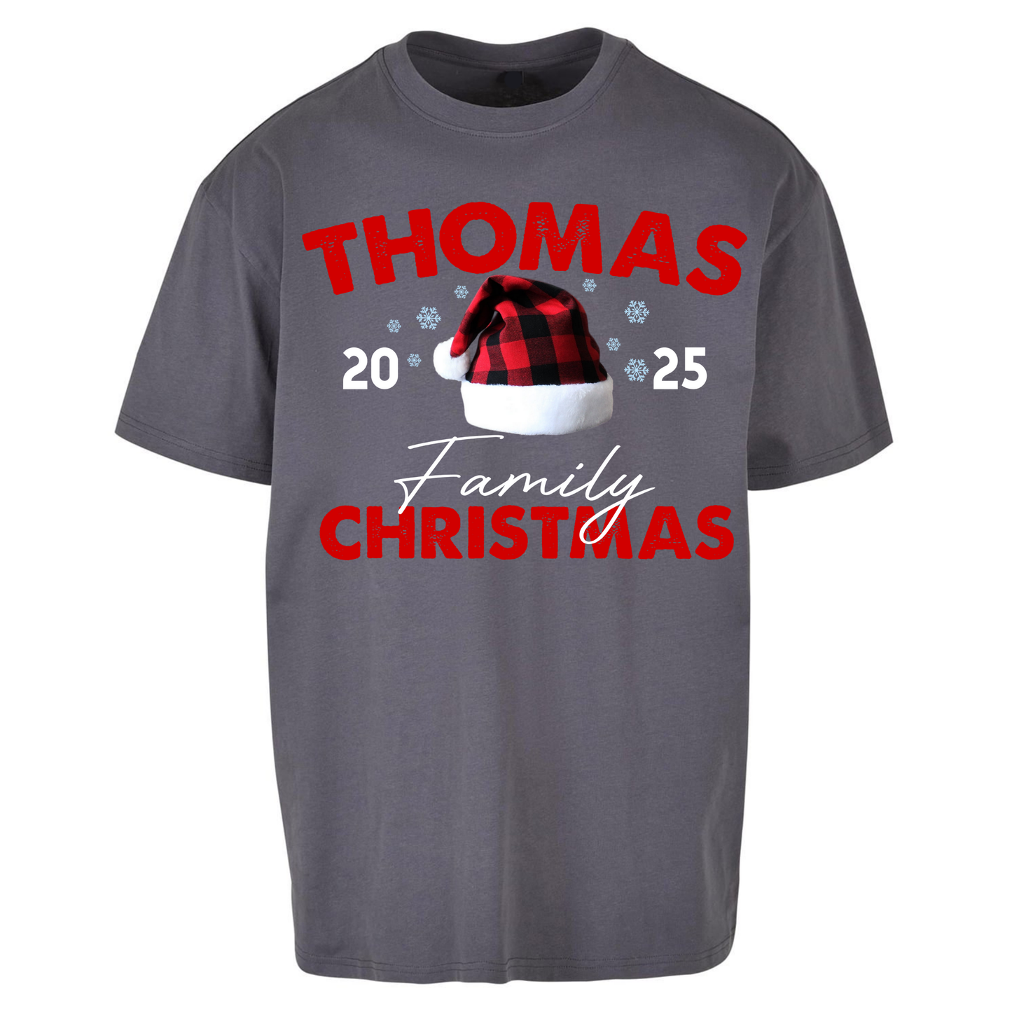 Thomas Family Christmas Oversized T Shirts
