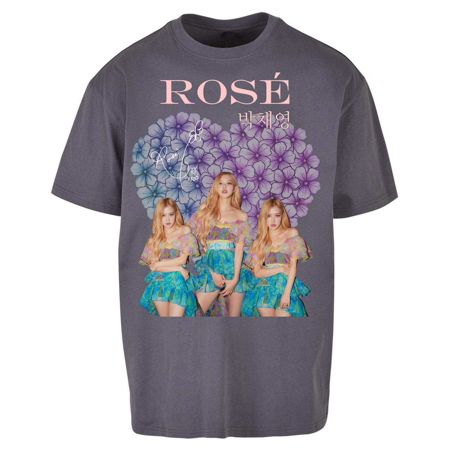 Rose K Pop Oversized T Shirts