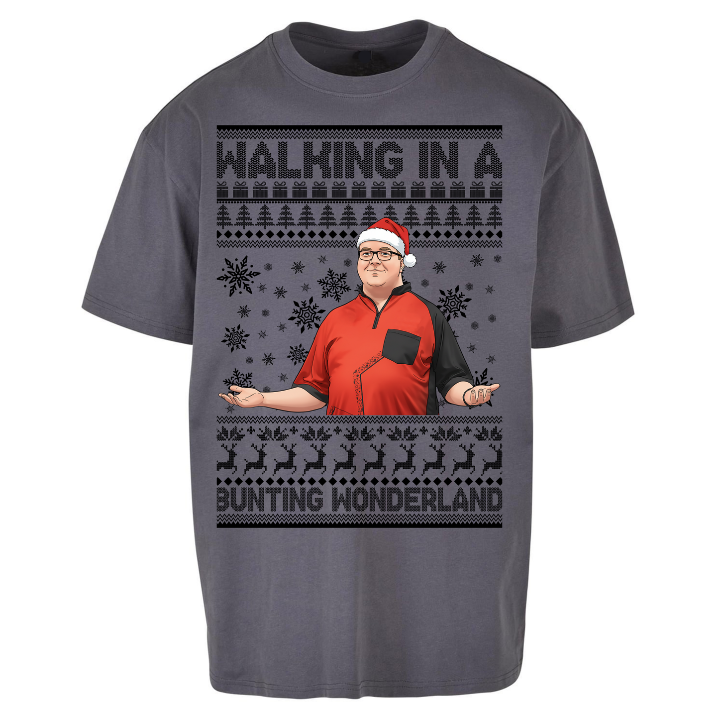 Bunting Wonderland Oversized T Shirt
