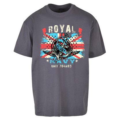 Royal Navy Glory Unit 764H83 Oversized T Shirts