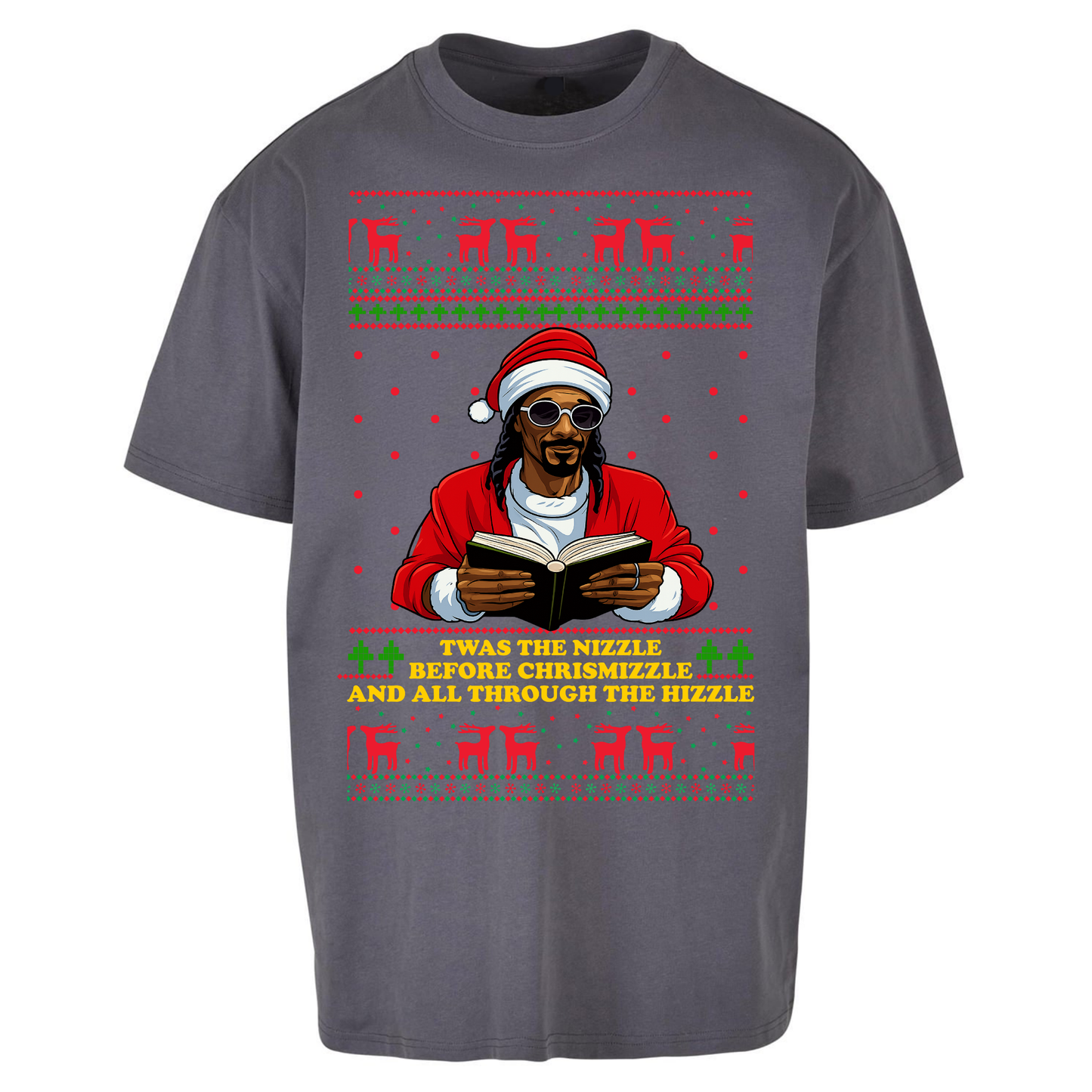Snoop Dogg Nizzle Christmas Oversized T Shirt