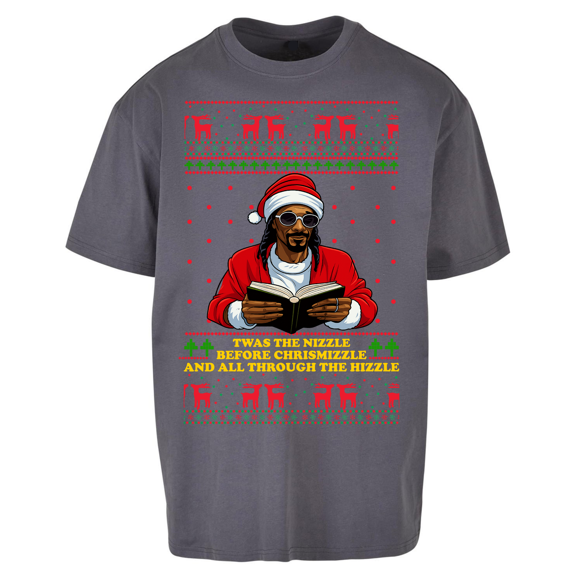 Snoop Dogg Nizzle Christmas Oversized T Shirt