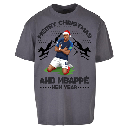 Mbappe Christmas Oversized T Shirt