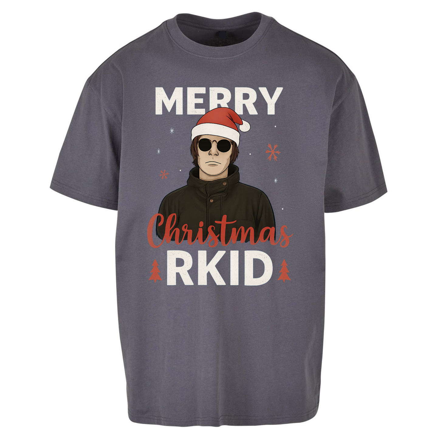 Merry Christmas RKID Oversized T Shirts
