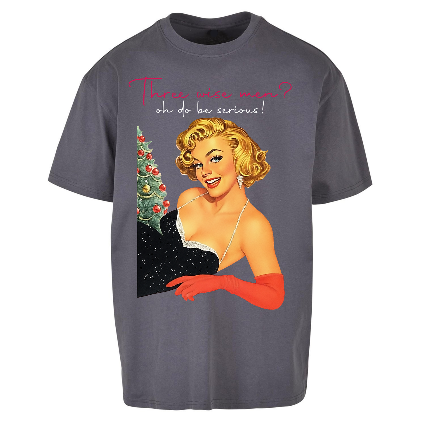 Three Wise Men Christmas Oversized T Shirt