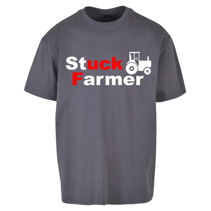 Stuck Farmer Oversized T Shirt