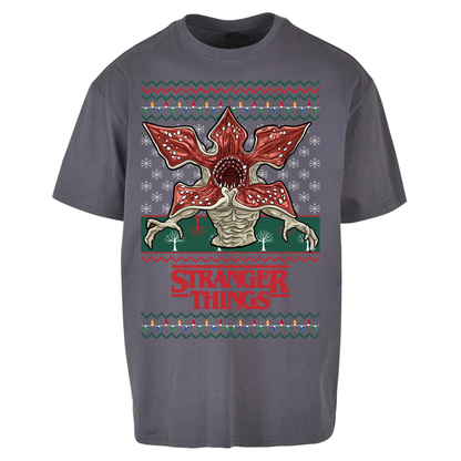 Demogorgon Christmas Oversized T Shirts