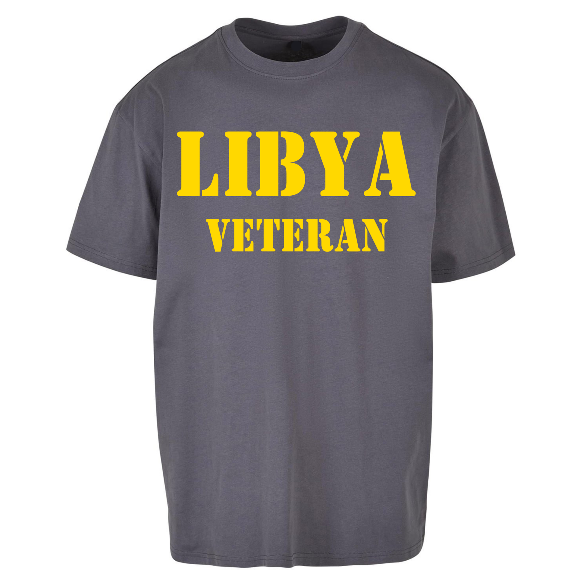 Libya Veteran Oversized T Shirts