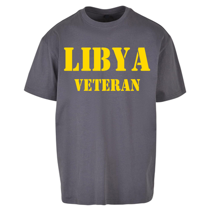 Libya Veteran Oversized T Shirts