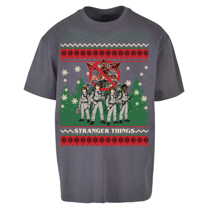 Stranger Things Demogorgon Christmas Oversized T Shirts