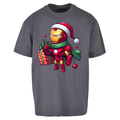 Ironman Santa Oversized T Shirts